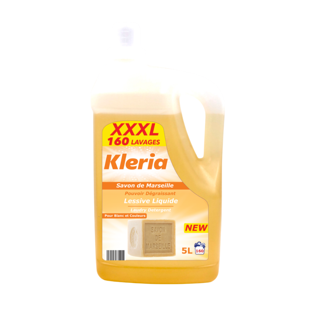 lessive kleria 5l savon de marseille