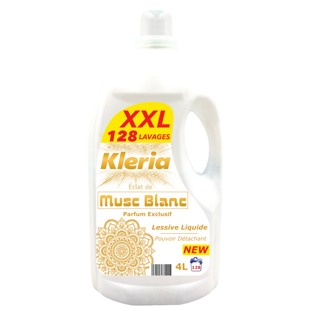lessive kleria musc blanc